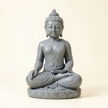 Meditating Buddha Garden Light (synthetic illustration; no displayed measurements)