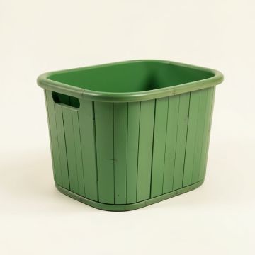 Juniper Bend Laundry Hamper - Green (synthetic illustration; no displayed measurements)