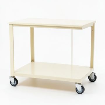 Aspen Crest Empty Rolling Workshop Cart - Cream (synthetic illustration; no displayed measurements)