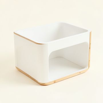 Ash Bend Empty Furniture-Style Litter Enclosure - White (synthetic illustration; no displayed measurements)