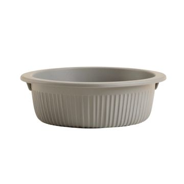 Aspen Dale Empty Railing Planter With Integral Brackets - Gray (synthetic illustration; no displayed measurements)