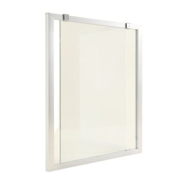 56 '' - 60 '' X 60 '' Single Sliding Frameless Tub Door