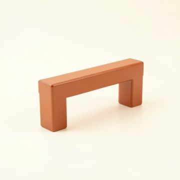 Harbor Canyon Cabinet Handle Without Packaging - Terracotta (synthetic illustration; no displayed measurements)