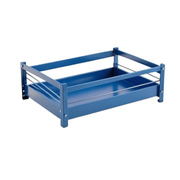Flint Crossing Empty Under-Desk Cable Tray - Blue