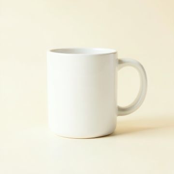 Holly Canyon Ceramic Mug - White (synthetic illustration; no displayed measurements)