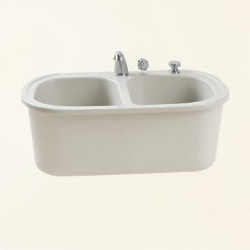 Crosstown 31 '' L X 19 '' W Double Basin Kitchen Sink (synthetic illustration; no displayed measurements)