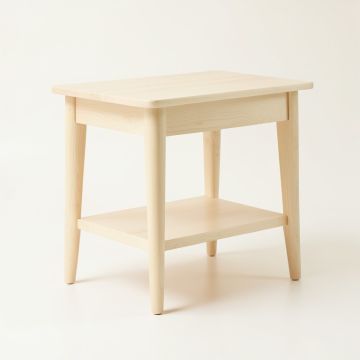 Willow Dell Side Table - Ivory (synthetic illustration; no displayed measurements)