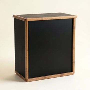 Harbor Dell Freestanding Laundry Folding Counter - Black (synthetic illustration; no displayed measurements)