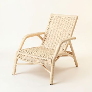 Lake Brook Outdoor Lounge Chair - Cream (synthetic illustration; no displayed measurements)