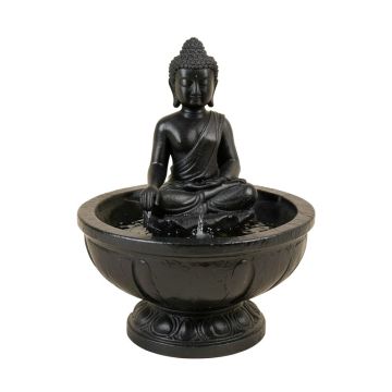 Resin Buddha Wall Fountain With Light