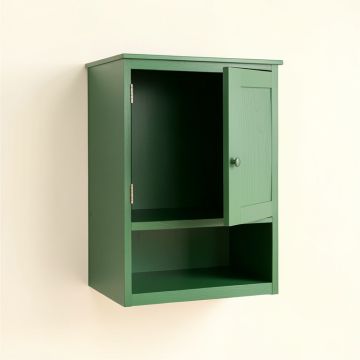 Ridge Crest Wall-Mounted Laundry Cabinet - Green (synthetic illustration; no displayed measurements)