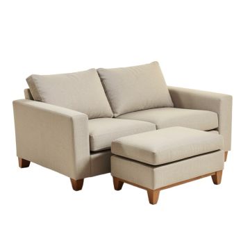 Hannes 82.3 '' Wide Linen Reversible Sleeper Sofa & Chaise With Ottoman
