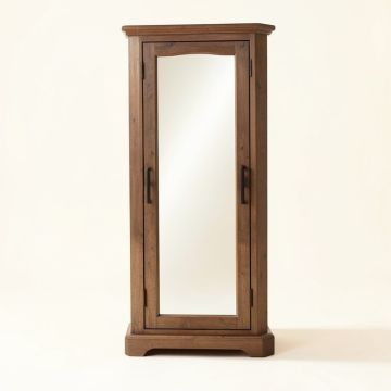 Cokato Free Standing Jewelry Armoire With Mirror (synthetic illustration; no displayed measurements)