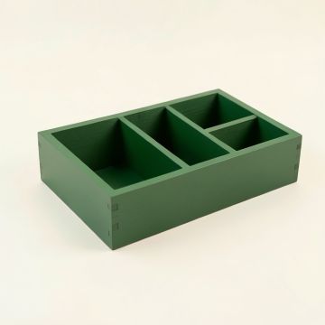 Meadow Bluff Empty Pantry Drawer Organizer Insert - Green (synthetic illustration; no displayed measurements)