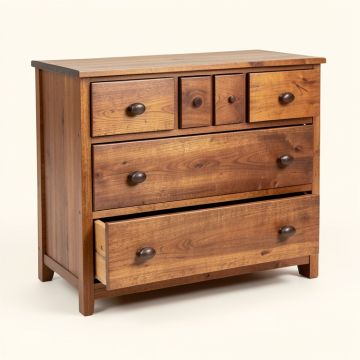Burson Wood 5 Drawer Chest (synthetic illustration; no displayed measurements)