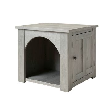 Linden Brook Empty Furniture-Style Litter Enclosure - Gray