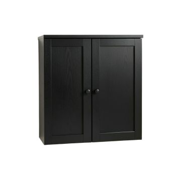 Summit Branch Wall-Mounted Laundry Cabinet - Black