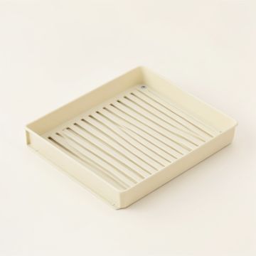 Rowan Bridge Empty Under-Desk Cable Tray - Ivory (synthetic illustration; no displayed measurements)