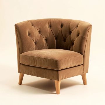 Rollox 32 '' Wide Tufted Armchair (synthetic illustration; no displayed measurements)