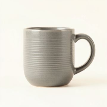Ash Bridge Ceramic Mug - Gray (synthetic illustration; no displayed measurements)