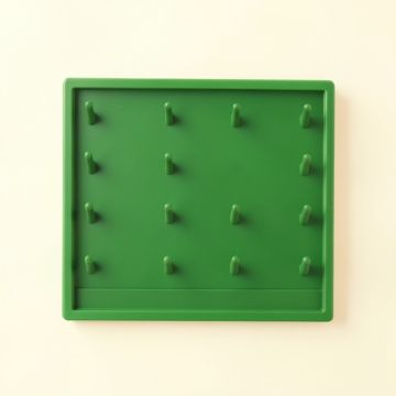 Hazel Dale Empty Wall-Mounted Tool Organizer Panel - Green (synthetic illustration; no displayed measurements)