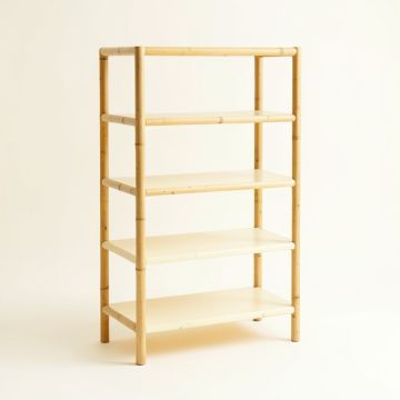 Clay Bluff Empty Seed-Starting Shelving Unit Without Lights - Cream (synthetic illustration; no displayed measurements)
