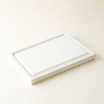 Stone Bluff Cutting Board - White (synthetic illustration; no displayed measurements)