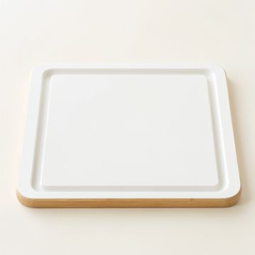 Sage Arc Cutting Board - White (synthetic illustration; no displayed measurements)