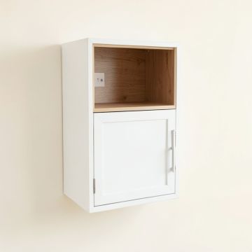 Bay Dell Wall-Mounted Entry Cabinet - White (synthetic illustration; no displayed measurements)