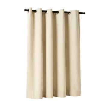 Angecourt Solid Blackout Thermal Grommet Single Curtain Panel