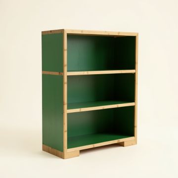 Dune Bluff Freestanding Bookcase - Green (synthetic illustration; no displayed measurements)