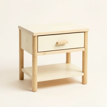 Cove Bridge Nightstand - Cream (synthetic illustration; no displayed measurements)
