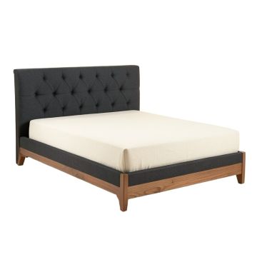 Lilyana Tufted Upholstered Low Profile Standard Bed