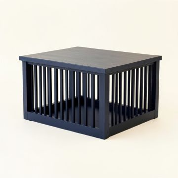 Moss Crossing Empty Furniture-Style Pet Crate - Navy (synthetic illustration; no displayed measurements)