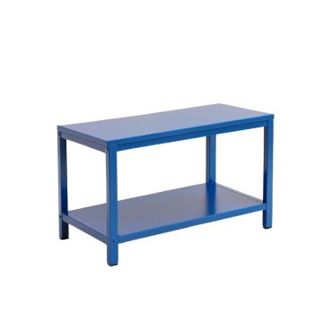 Laurel Branch Narrow Outdoor Storage Bench - Blue