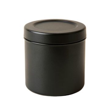 Flint Bridge Storage Canister With Lid - Black