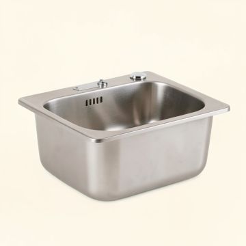 Vault 29-3/4 '' X 24-5/16 '' X 9-5/16 '' Top-Mount Single-Bowl Stainless (synthetic illustration; no displayed measurements)