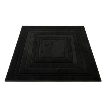 Ash Bend Rectangular Outdoor Rug - Black