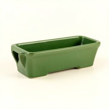 Heath Branch Empty Railing Planter With Integral Brackets - Green (synthetic illustration; no displayed measurements)