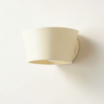Vale Brook Wall Sconce Mounted On A Plain Wall - Cream (synthetic illustration; no displayed measurements)
