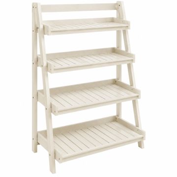 Cove Crest Empty Seed-Starting Shelving Unit Without Lights - Cream
