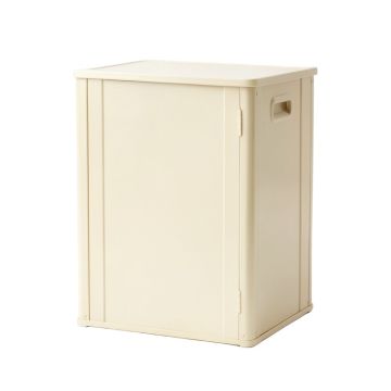 Moss Canyon Closed Outdoor Storage Box - Cream