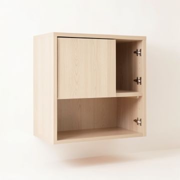 Aspen Dell Wall-Mounted Laundry Cabinet - Beige (synthetic illustration; no displayed measurements)