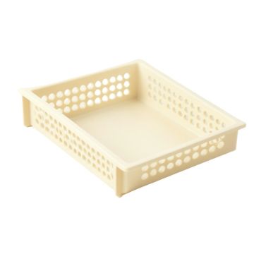 Sage Bend Empty Under-Desk Cable Tray - Cream