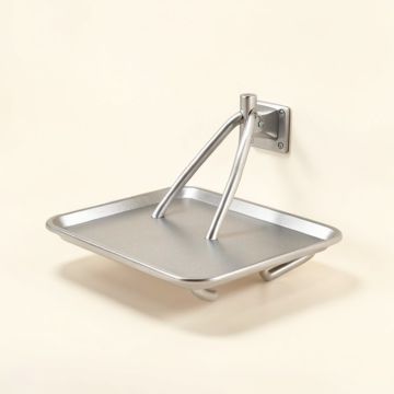 Leonardo Da Vinci Wall Mounted Bike Rack And Tray (synthetic illustration; no displayed measurements)