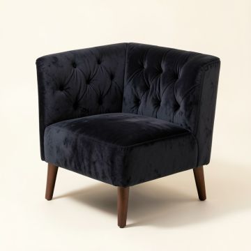 Derr 20 '' Wide Tufted Velvet Parsons Chair (synthetic illustration; no displayed measurements)