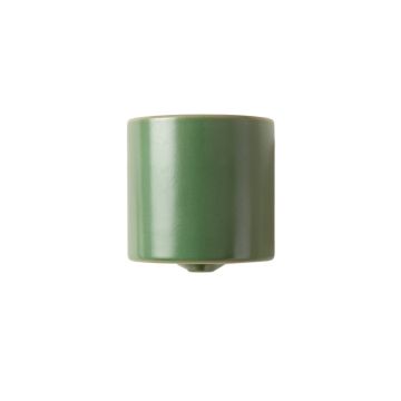 Dune Bridge Wall Sconce Mounted On A Plain Wall - Green
