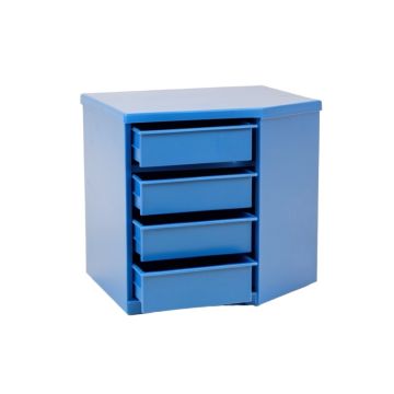 Harbor Crest Small-Parts Storage Drawer Cabinet - Blue