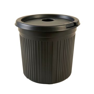 Maple Arc Closed Garden Compost Bin - Black
