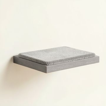 Field Dale Wall-Mounted Cat Perch - Gray (synthetic illustration; no displayed measurements)